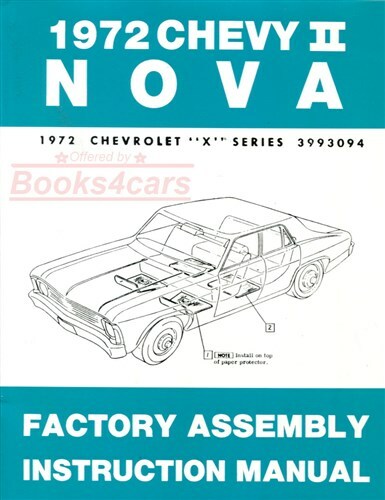 Nova 1972 chevrolet assembly - 1972,