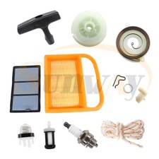 Fuel Air Filter For Stihl TS410 TS420 Spark Plug Primer Pull Cord Service Kit