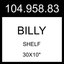 IKEA BILLY Shelf Birch Effect  30x10" 104.958.83