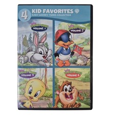 Baby Looney Tunes Vol 1 2 3 4 DVD 4 Disc Set Warner Bros Children Family Fun
