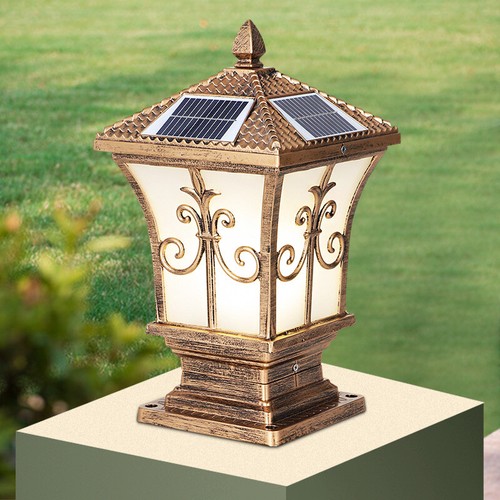 Led solar lamp garden gate - led,