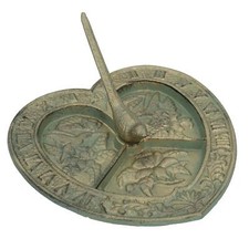 Bird Heart Sundial Ornament
