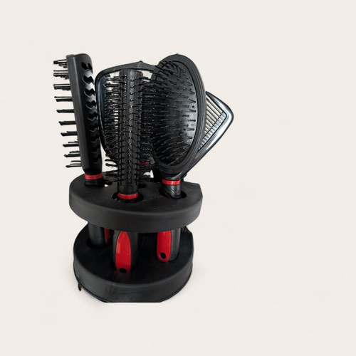 Piece hair brush - comb, set