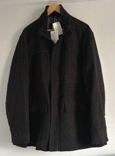 Marks & Spencer Mens Coat /Jacket Luxury Moleskin Italian Fabric   3XL 50 - 52"