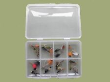 Nymphs, Trout Flies, 24 Per Compartment Box, Goldhead & Unweighted, Fly Fishing