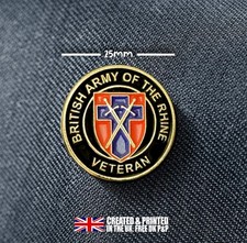BAOR Veteran Pin Badge British