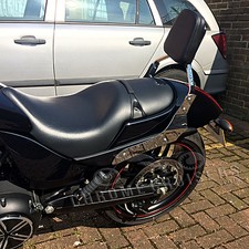 PASSENGER BACKREST, SISSY BAR