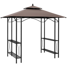 BBQ Canopy Gazebo Brown