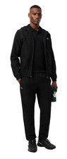 Lacoste Diamond Taffeta Sport Tracksuit Black-Size XL/FR 6-100% Genuine-RRP £220