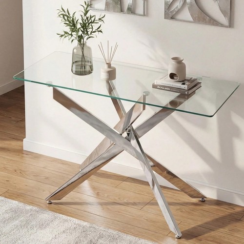 Costway glass console table - costway,