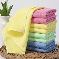 12 Pack Microfiber Cleaning Cloths Dishcloth Car Polishing Drying 32cm X 32cm