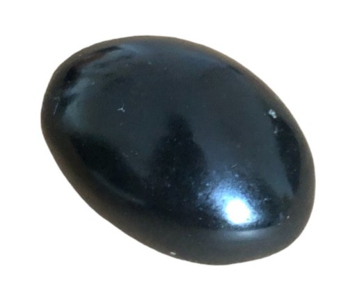 Black narmadeshwar crystal - black,