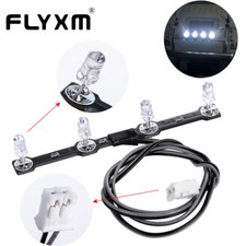 FLYXM LED Roof Light Bar for 1/14 Tamiya RC Truck VOLVO FH16 56360 56362 Upgrade