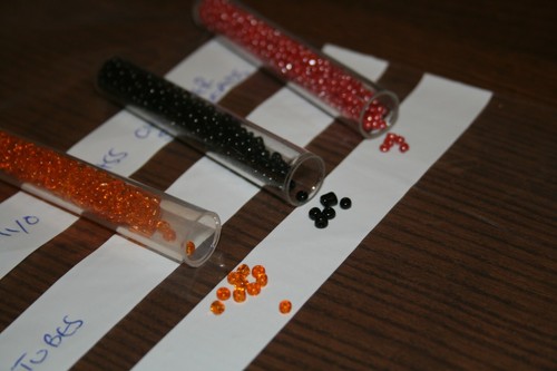 Glass cylinder seed beads - cylinder,