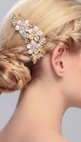 Elegant bridal wedding hair - elegant,