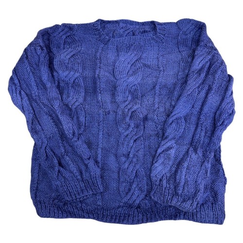 Vintage purple aran - vintage,