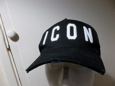 Genuine DSQUARED2 ICON Cap ..  One size - Black