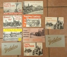 Job Lot 10 X Vintage Traction Steam Engine Books - Beaumont, Finch , Marshall