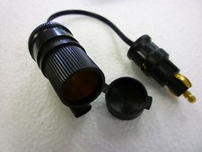 CARAVAN/MOTORHOME 12/24 VOLT HELLA STYLE DIN CIG PLUG SOCKET ADAPTOR 8 AMP  