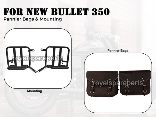 Leather pannier bags with - pannier,