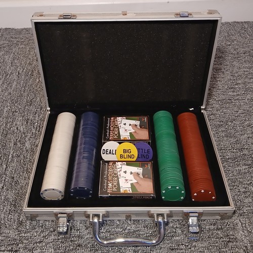 Poker set - poker, case)
