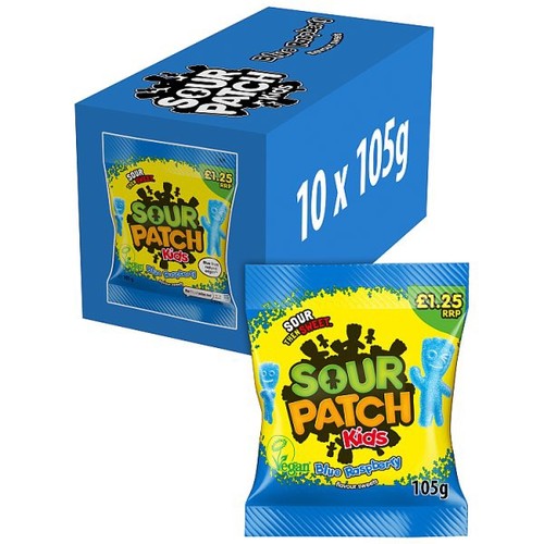 Sour patch kids blue - sour, raspberry