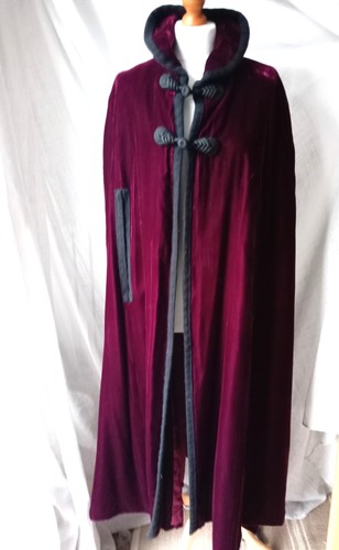 60s couture velvet silk - 60s,