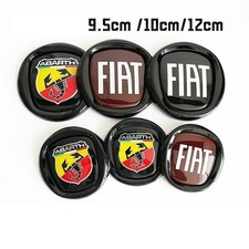 front emblem for FIAT 500 Ottimo Viaggio Freemont Bravo hood bonnet black badge