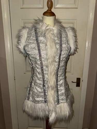 White fur tunic pantomime - white,