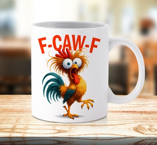 Caw funny meme chicken - f-caw-f,