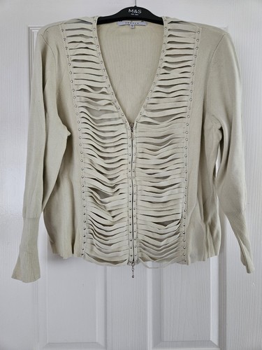 Chesca knitted biker effect