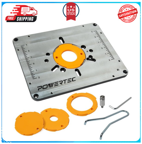 Aluminum router table insert - table,