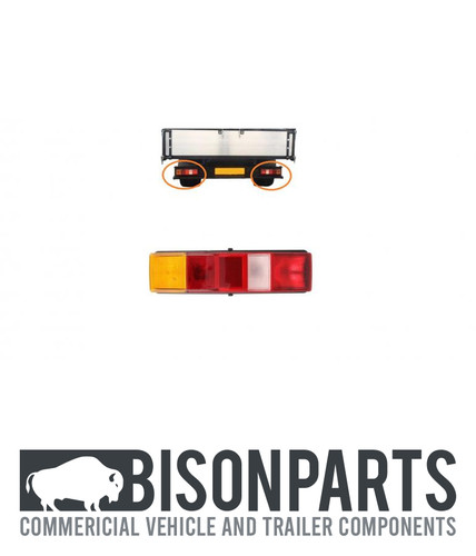 Rear tail lamp - rear,