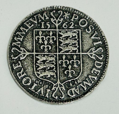 Elizabeth sixpence 1562 - i,