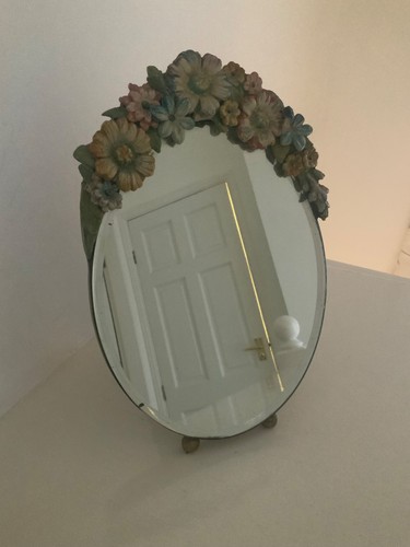Vintage antique oval barbola - vintage,