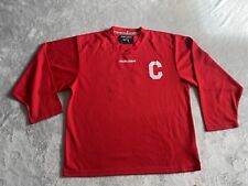 Bauer Jersey Red Ice Hockey Team Sports Training Shirt Size XL