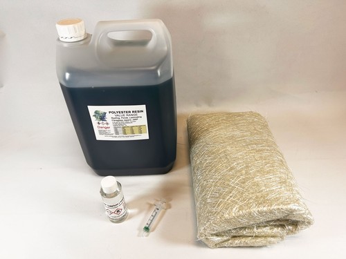 Fibreglass repair kit resin - kit,