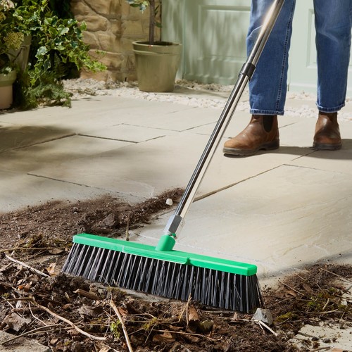 Wide outdoor broom adjustable - wide,