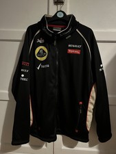 LOTUS F1 Team Renault Total Racing Jacket Windstopper Black Zip XXXL Rare