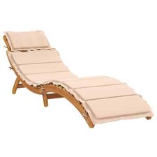 Gecheer  Lounger  Bed Wooden Relaxing Chairs Sunloungers for Patio, Garden, G8R0