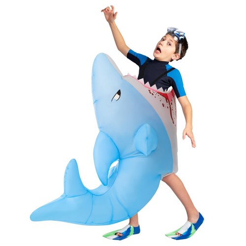 Kids inflatable shark attack - inflatable,