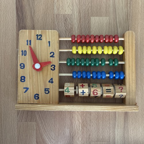 Vintage wooden abacus - wooden, learning