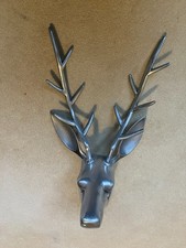 Metal Polished Wall Mount Deer