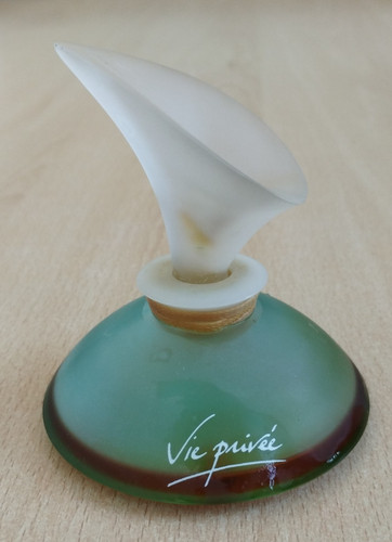Vie privee green frosted glass - frosted,