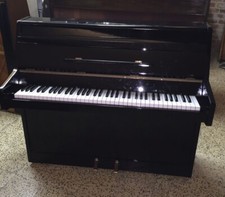 Modern Upright Piano Refinished in the Colour and Finish Of Your choice BLACK
