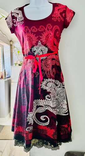 Desigual womens graphic maxi - desigual,
