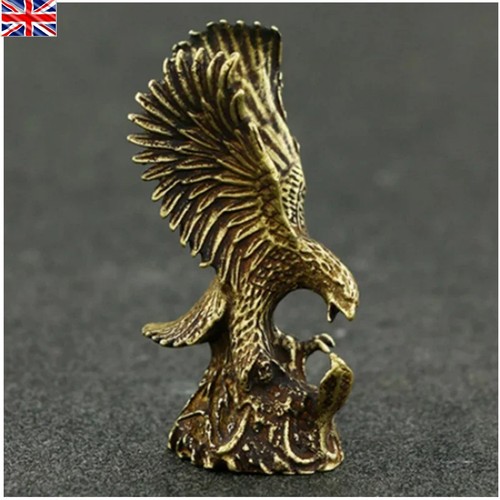 Brass eagle figurine small - figurine,