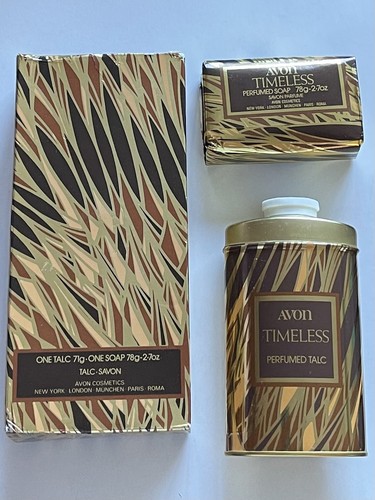 Vintage boxed avon timeless - vintage,