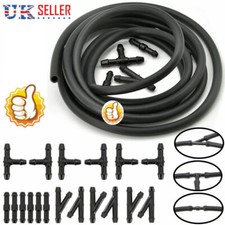 Car Windscreen Wiper Washer Jet Tube Pipe Hose W/ Connectors T Y For Nozzle Pump