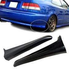 [SASA] Fit for 99-00 Honda Civic Coupe Sedan MU PU Rear Bumper Lip Splitter Spat